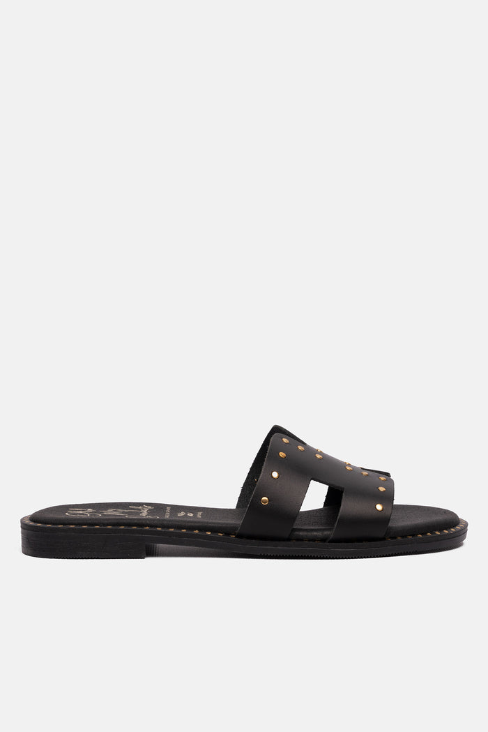 oh my sandals Sandalia Mujer Piel Erika Negro Rebajas baratas