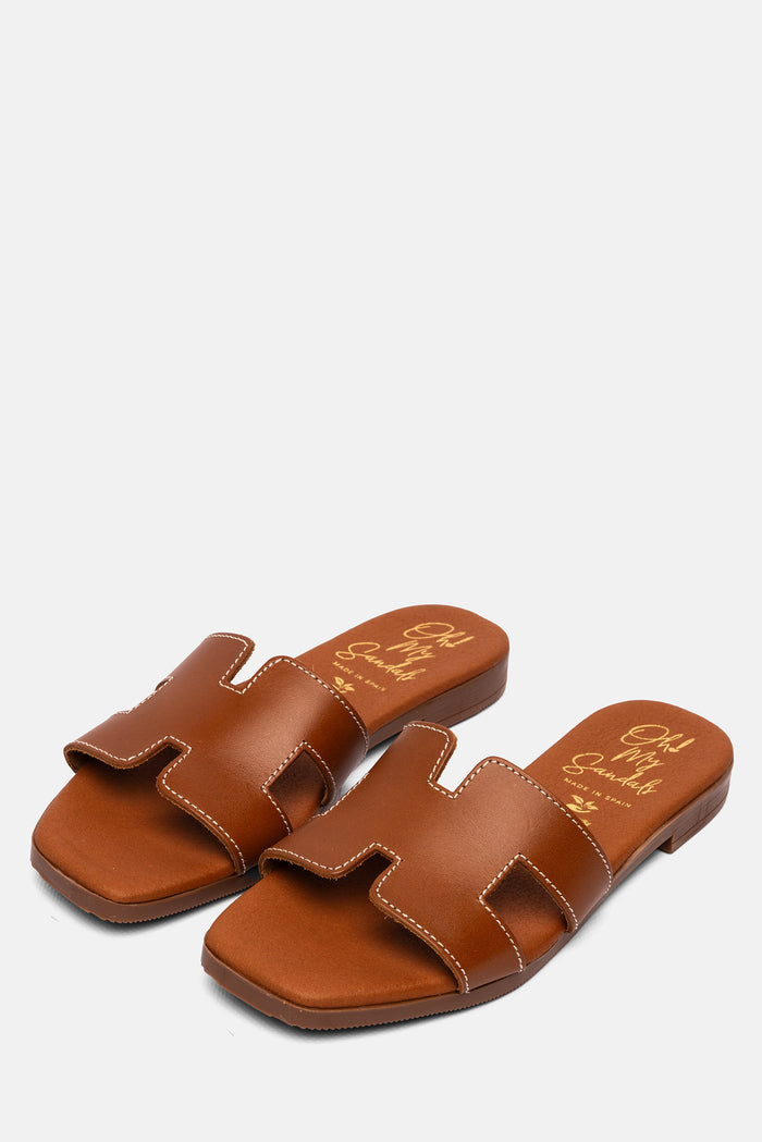 oh my sandals Sandalia Mujer Piel Denise Roble Rebajas de fábrica