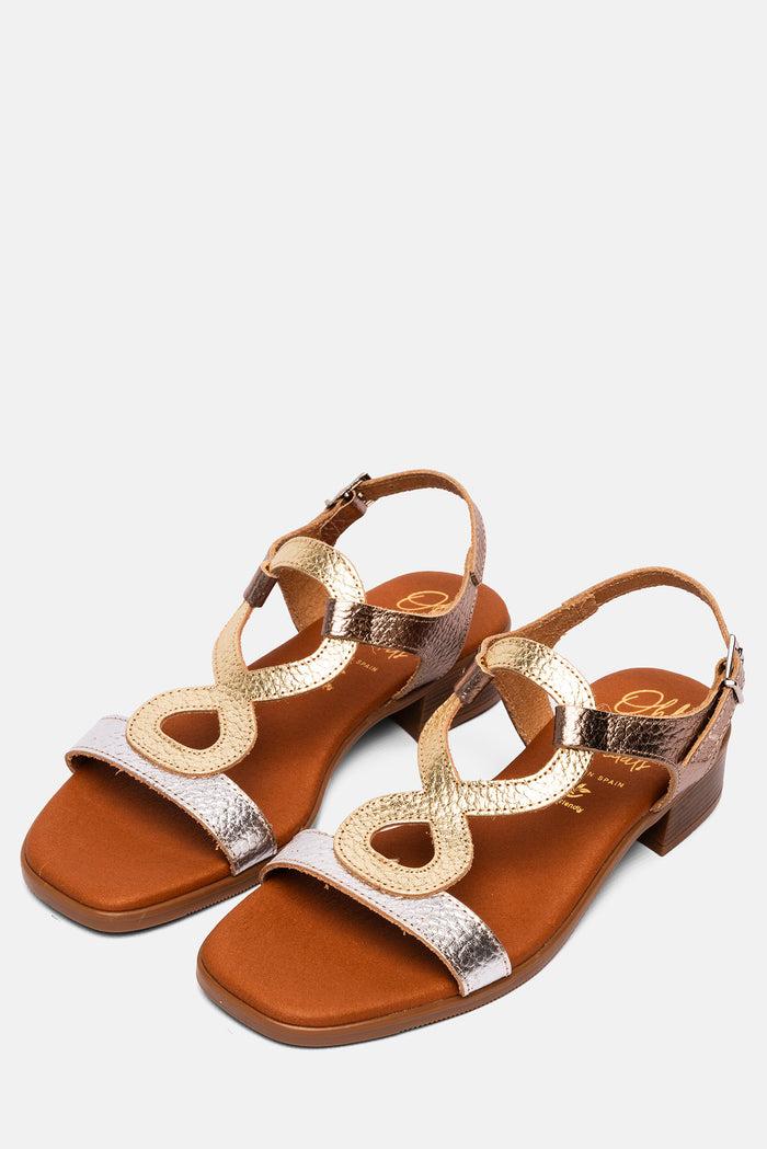 oh my sandals Sandalia Mujer Piel Leila Cava Tienda