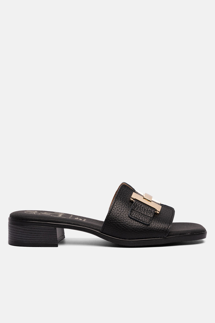 oh my sandals Sandalia Mujer Piel Kamala Negro Mejor oferta