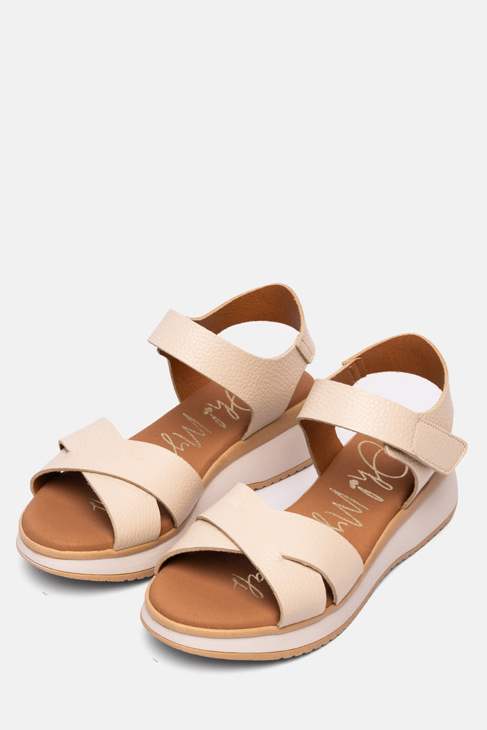 oh my sandals Sandalia Mujer Piel Tania Hielo COMPRAR AHORA