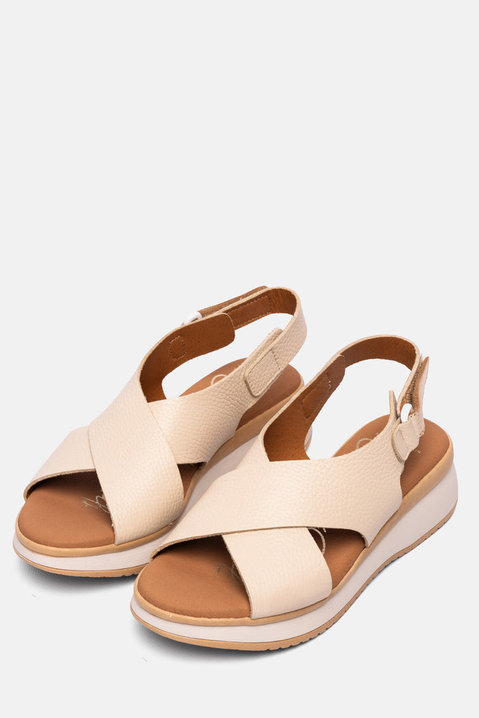 oh my sandals Sandalia Mujer Piel Soraya Hielo Últimos 2 días