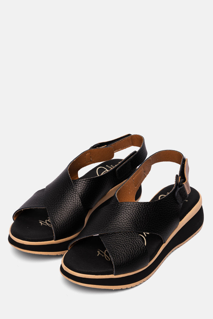 oh my sandals Sandalia Mujer Piel Soraya Negro Último día
