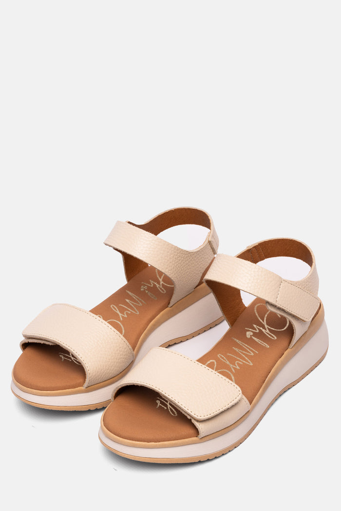 oh my sandals Sandalia Mujer Piel Selene Hielo Precio de fábrica