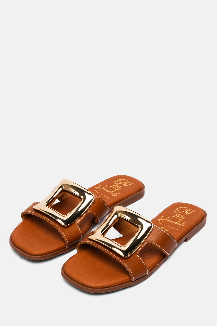 oh my sandals Sandalia Mujer Piel Caterina Roble Oferta especial de fábrica