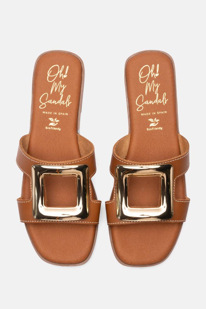 oh my sandals Sandalia Mujer Piel Caterina Roble Oferta especial de fábrica