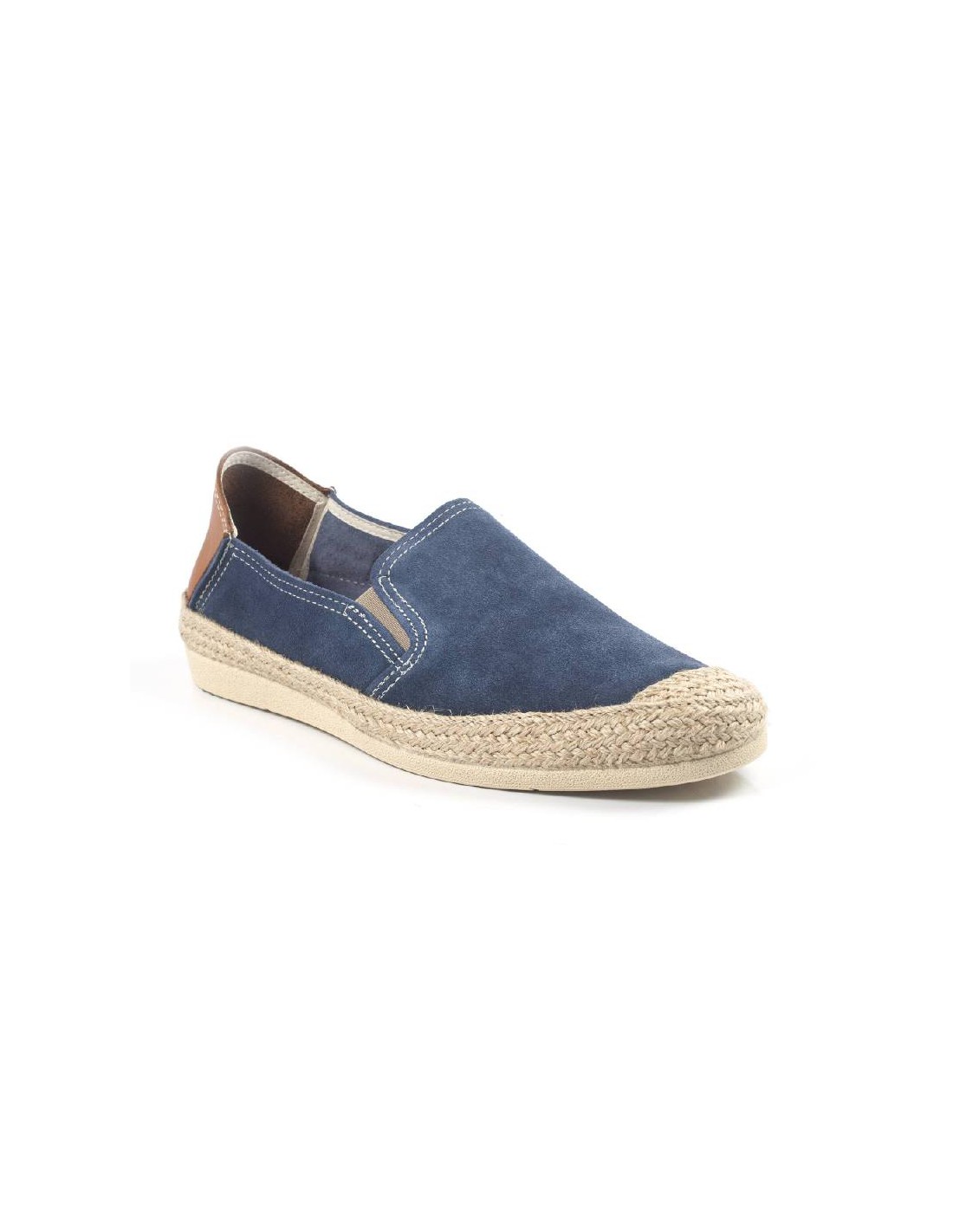 ortiz & reed Alpargatas de piel afelpado color azul SEVI-JEANS Solo queda un día