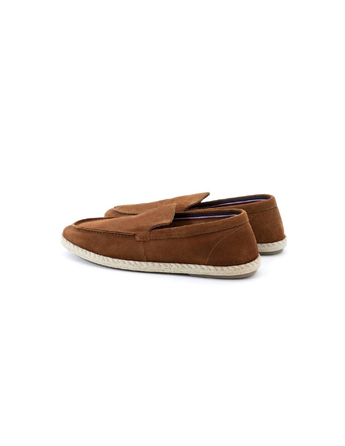 ortiz & reed Alpargatas de piel afelpado color cuero SALGAR-CUERO Grandes descuentos