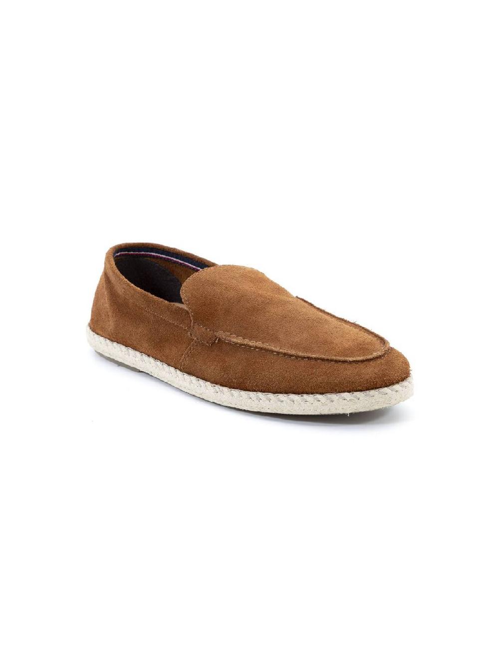 ortiz & reed Alpargatas de piel afelpado color cuero SALGAR-CUERO Grandes descuentos