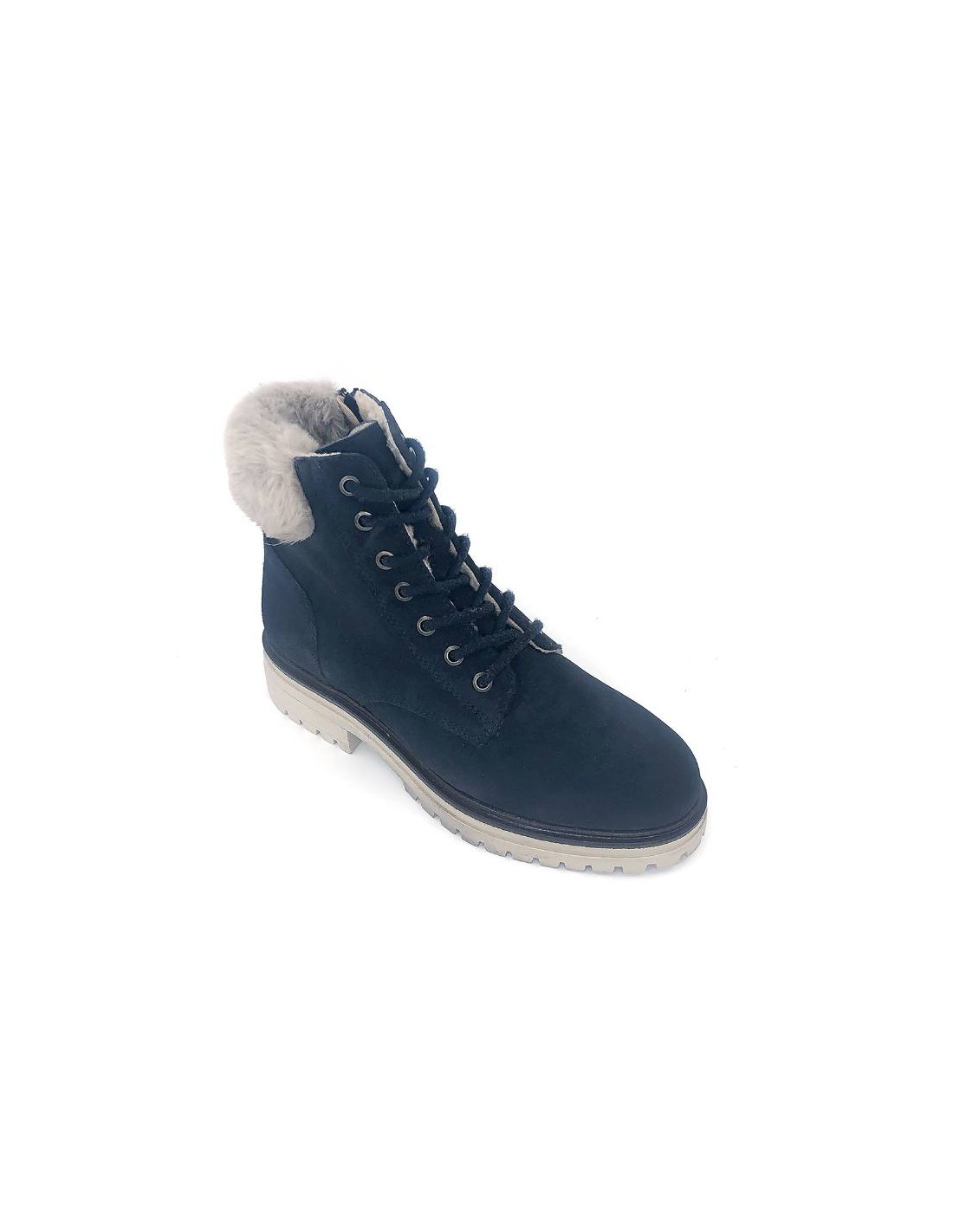 ortiz & reed Botas de mujer de ante acabado a mano color azul W-SUAMOR-BLUE