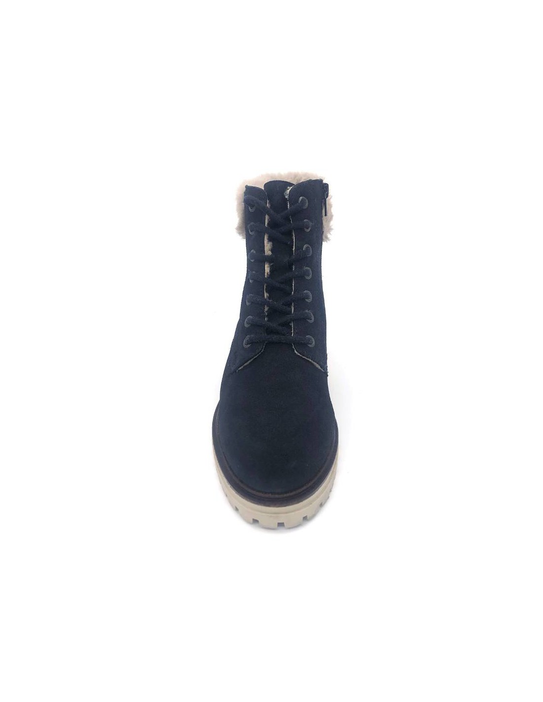 ortiz & reed Botas de mujer de ante acabado a mano color azul W-SUAMOR-BLUE Venta caliente