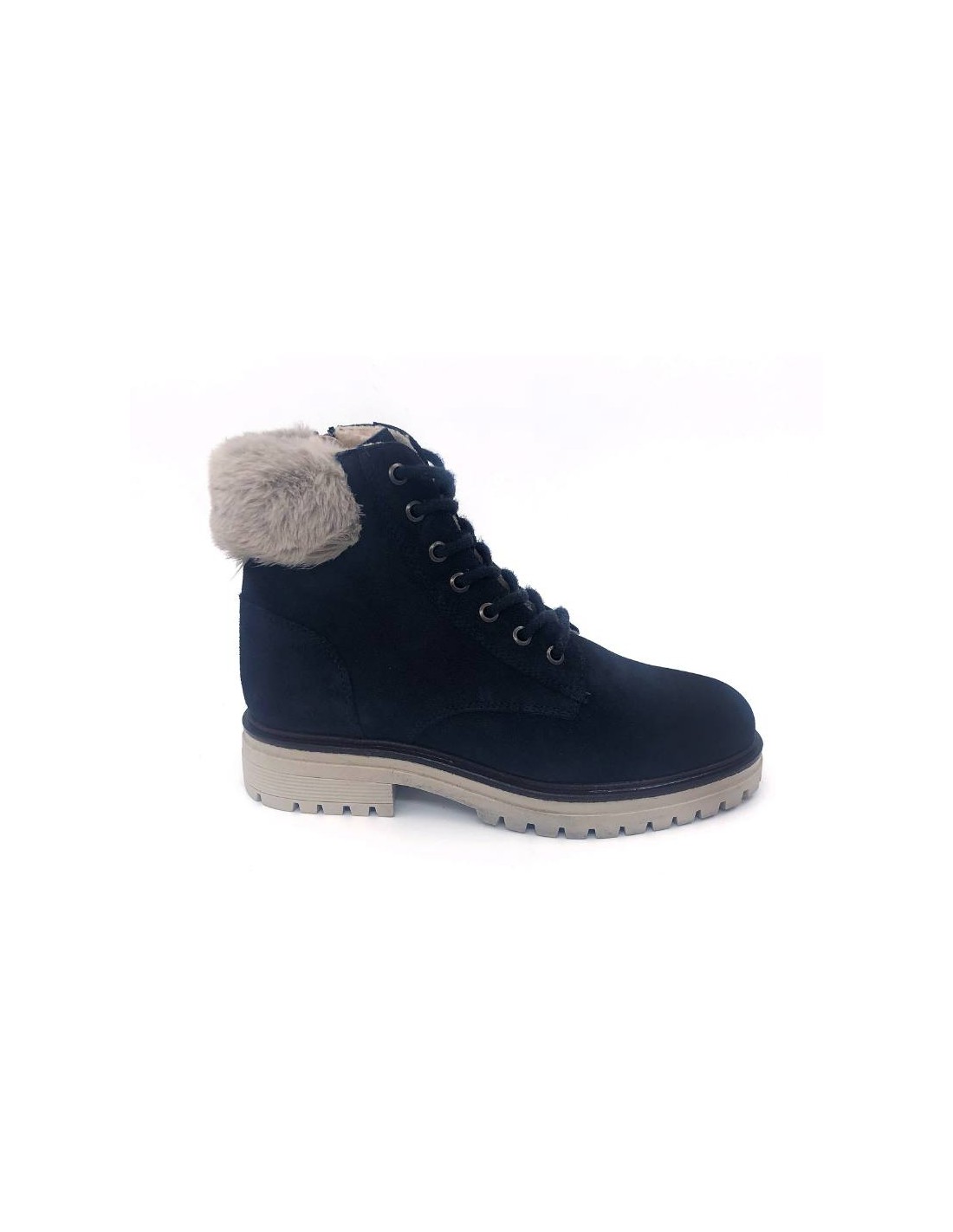 ortiz & reed Botas de mujer de ante acabado a mano color azul W-SUAMOR-BLUE Venta caliente