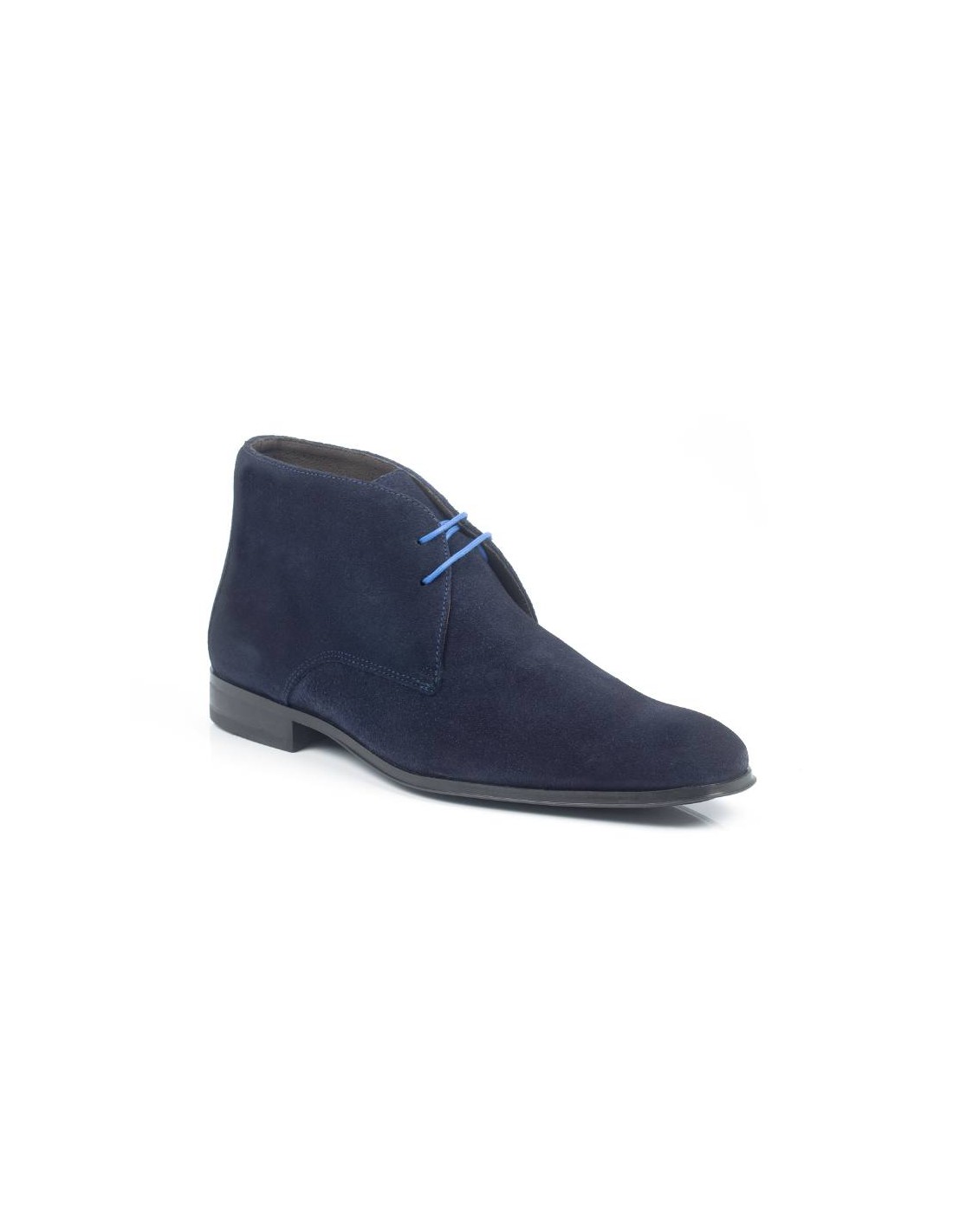 ortiz & reed Botín de ante liso color azul COBERT-NAVY