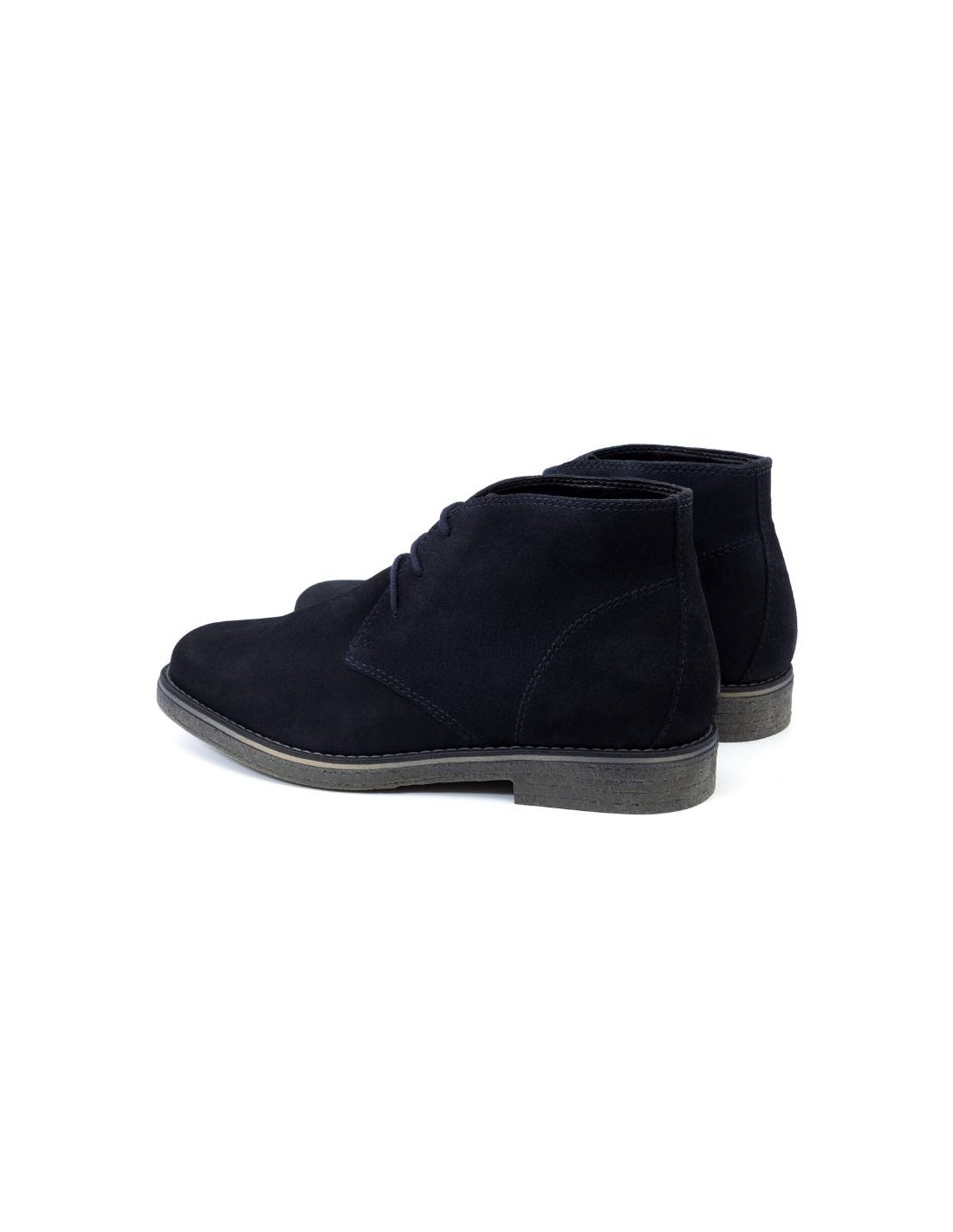 ortiz & reed Botín de ante liso color azul SILKOR-BLUE Gran oferta