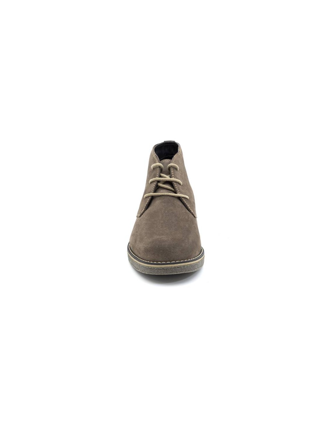 ortiz & reed Botín de ante liso color beige SILKOR-CAMEL Rebajas de fábrica