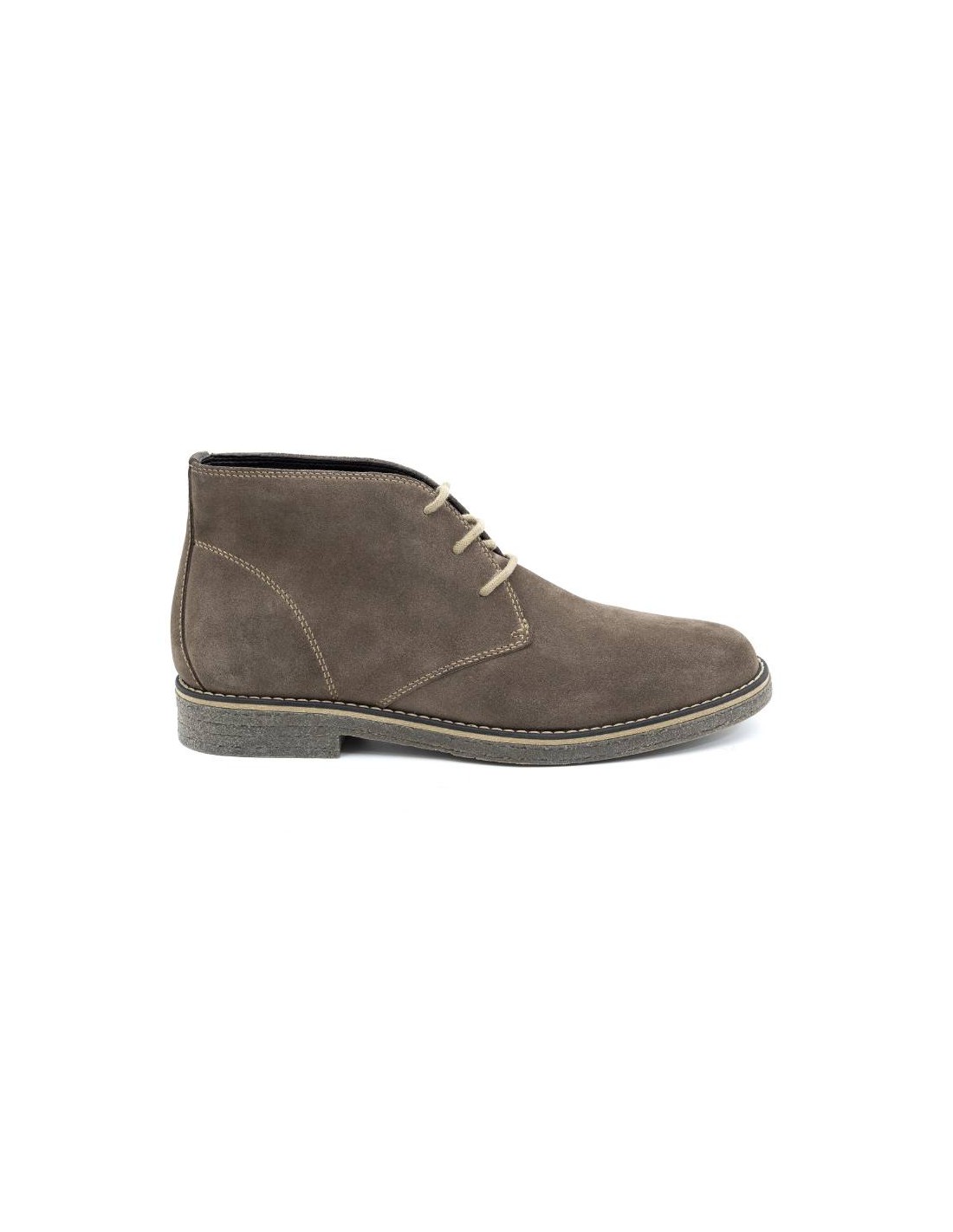 ortiz & reed Botín de ante liso color beige SILKOR-CAMEL Rebajas de fábrica