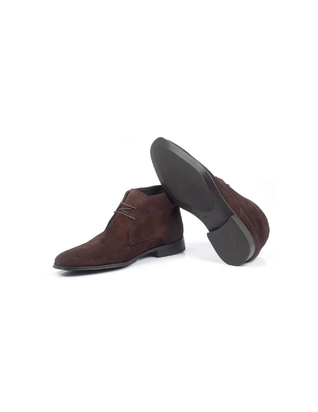 ortiz & reed Botín de ante liso color marrón COBERT-MARRON Tienda