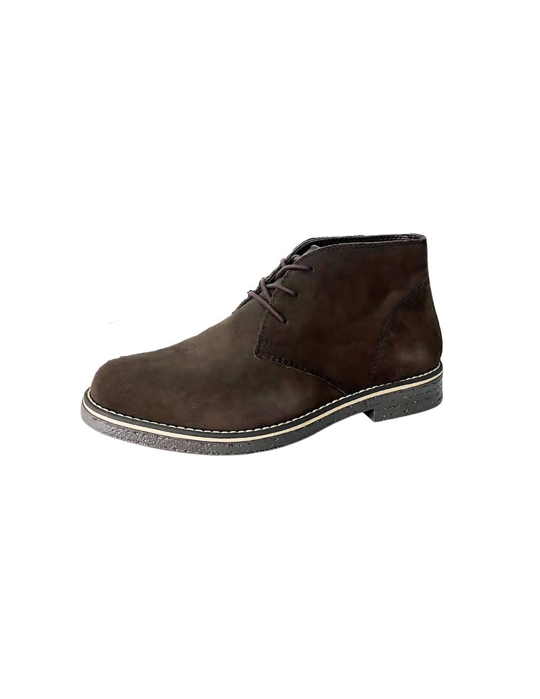 ortiz & reed Botín de ante liso color marrón SEKOR-BROWN Tienda