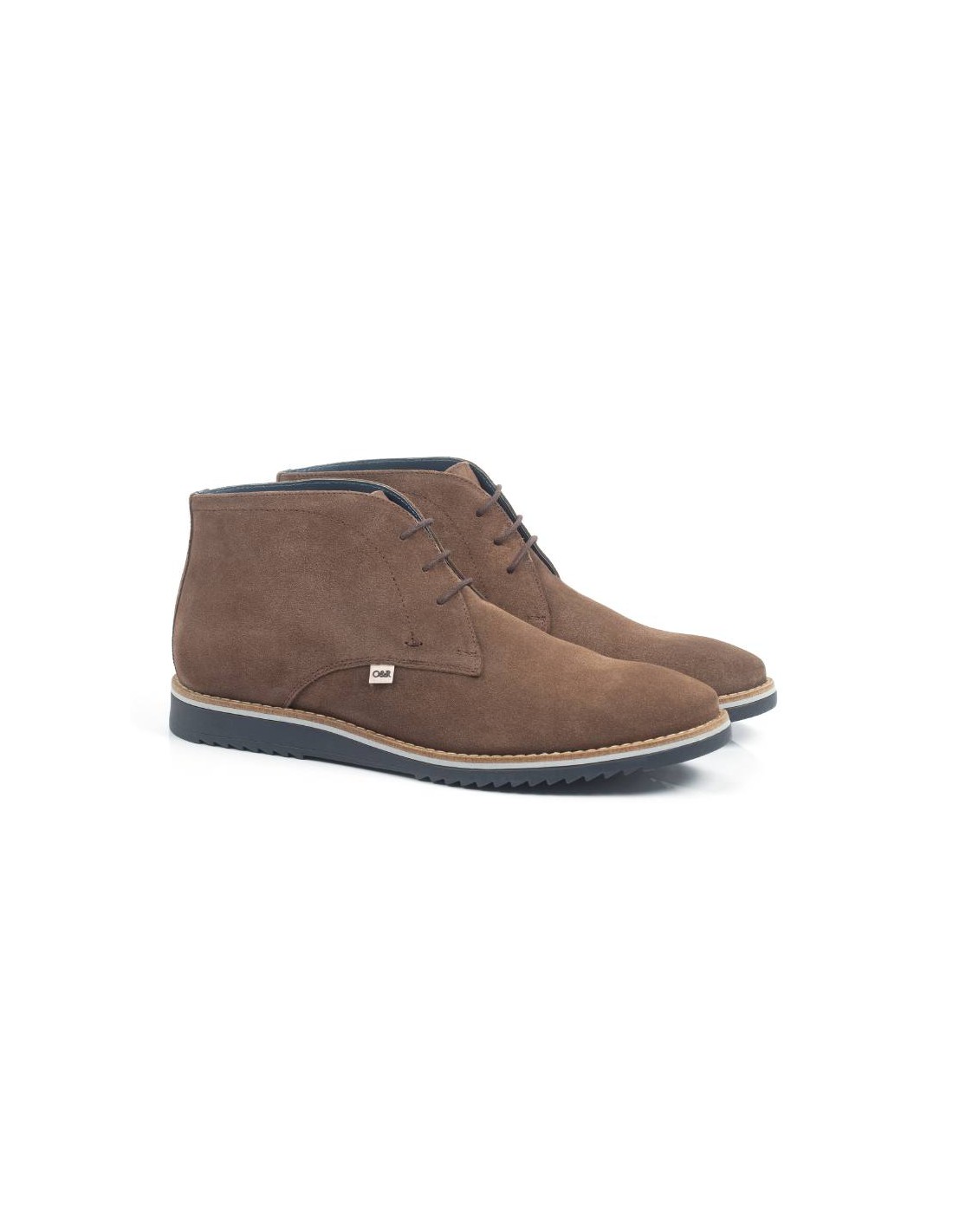 ortiz & reed Botín de ante liso color marrón SORTAN-TAUPE Mejor oferta