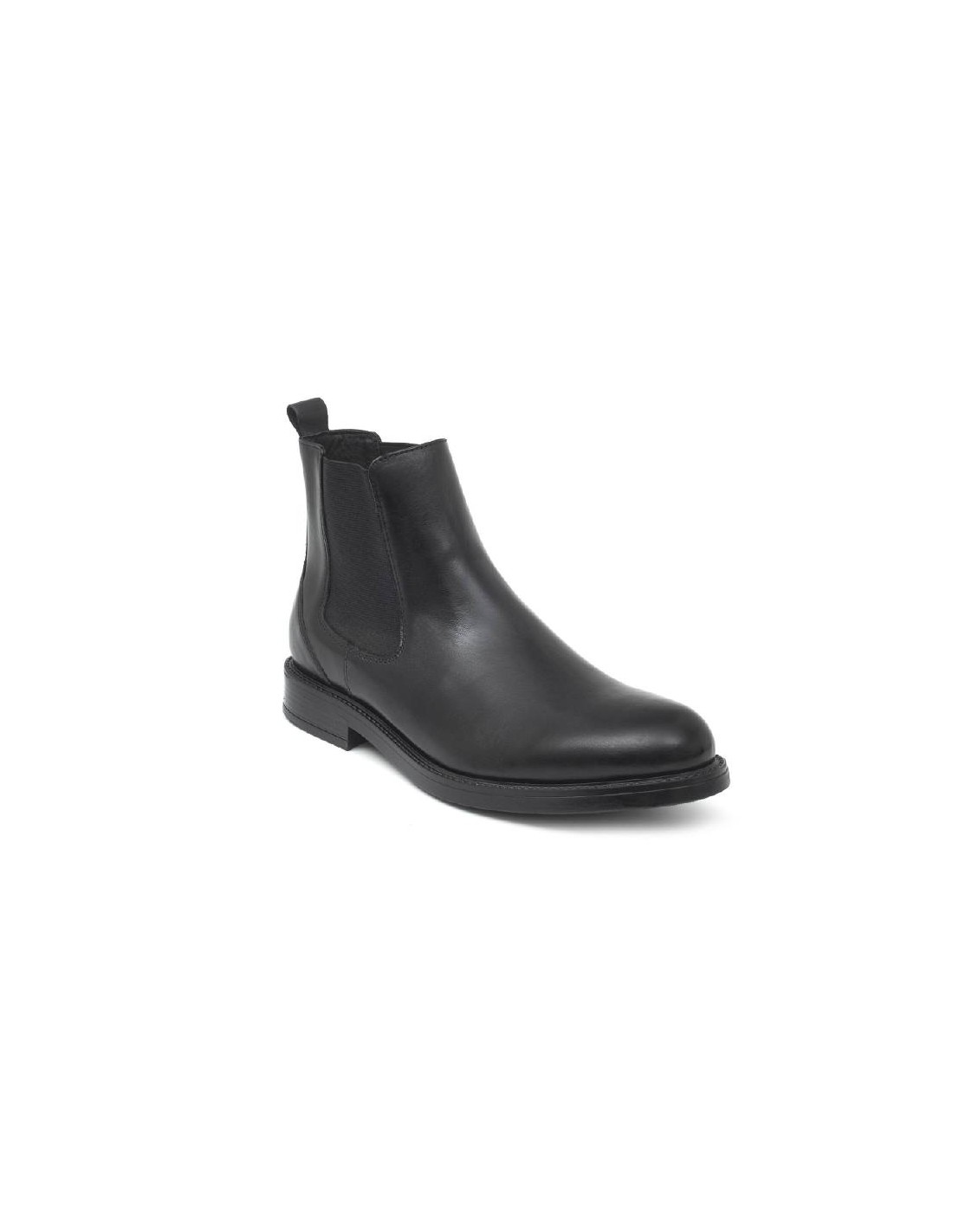 ortiz & reed Botín de piel acabado a mano color negro PAVLEN-NEGRO En oferta