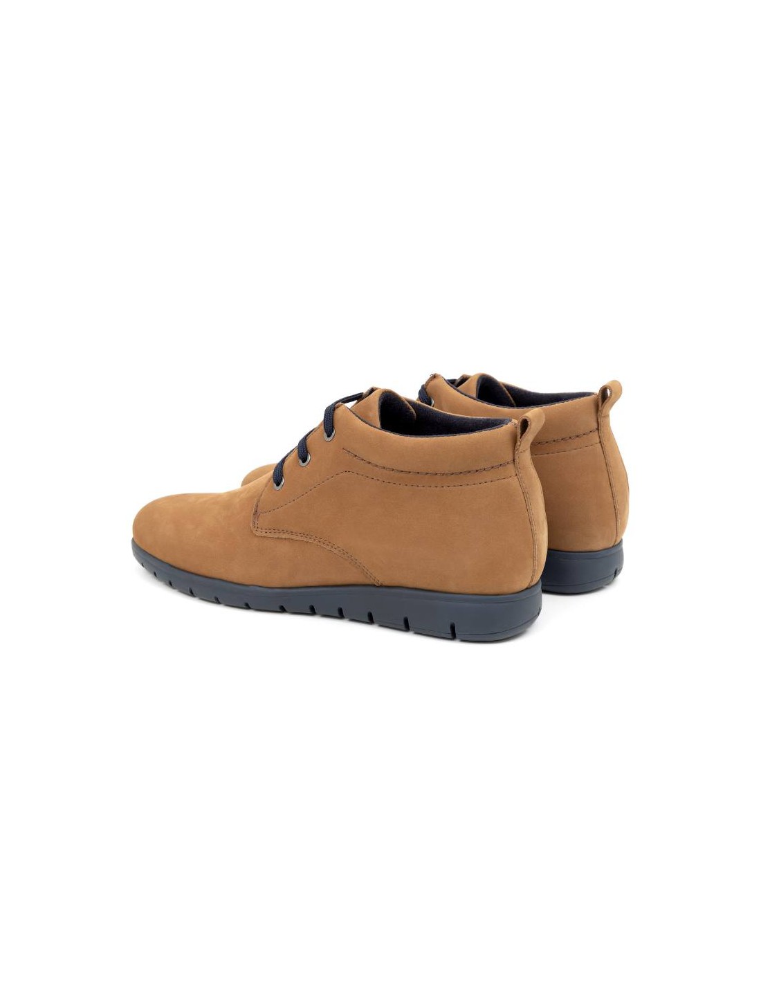 ortiz & reed Botín de piel combinado de pieles color cuero PIENENES-CUERO Última moda