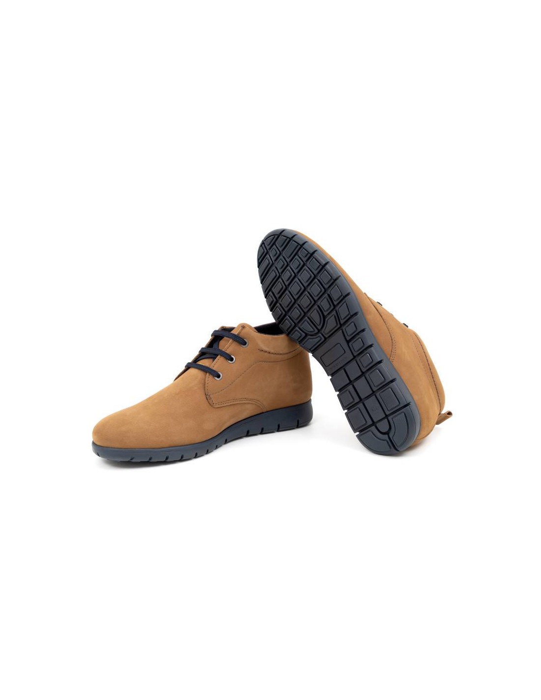 ortiz & reed Botín de piel combinado de pieles color cuero PIENENES-CUERO Última moda