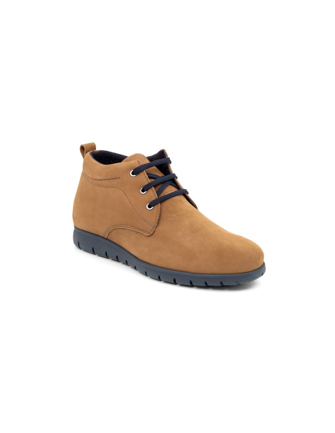 ortiz & reed Botín de piel combinado de pieles color cuero PIENENES-CUERO Última moda