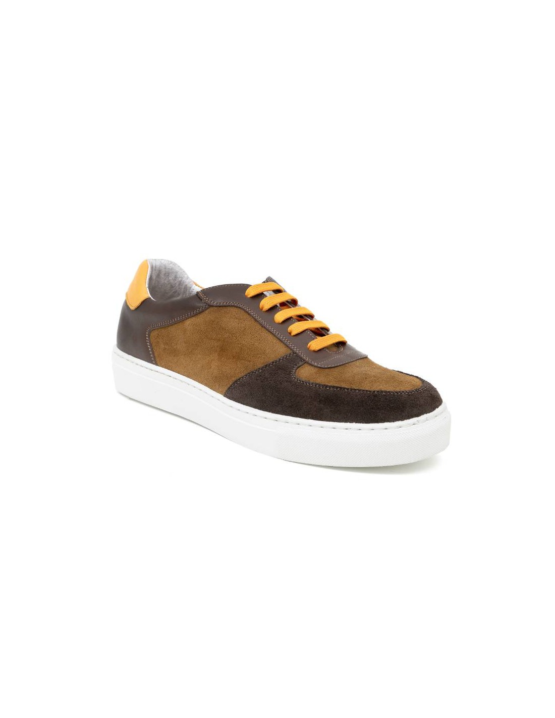 ortiz & reed Sneakers de piel liso color marrón CRANTE-MARRON Devoluciones gratuitas