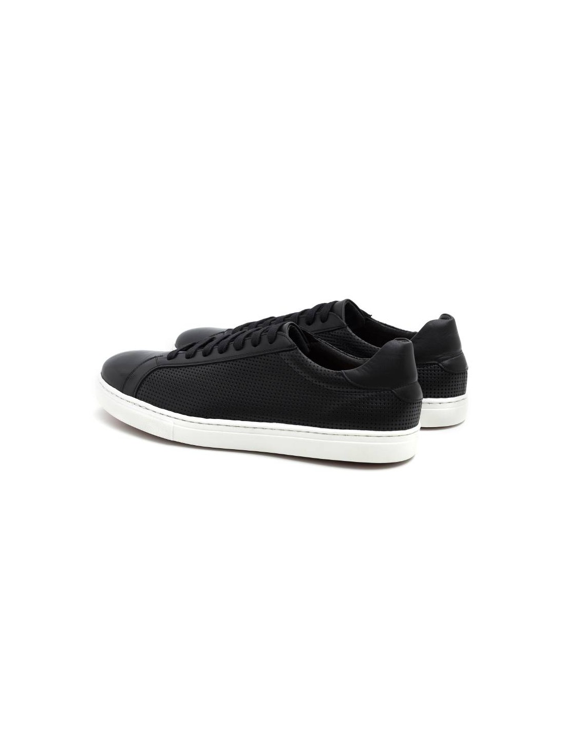 ortiz & reed Sneakers de piel liso color negro CATANOR-NEGRO 2025
