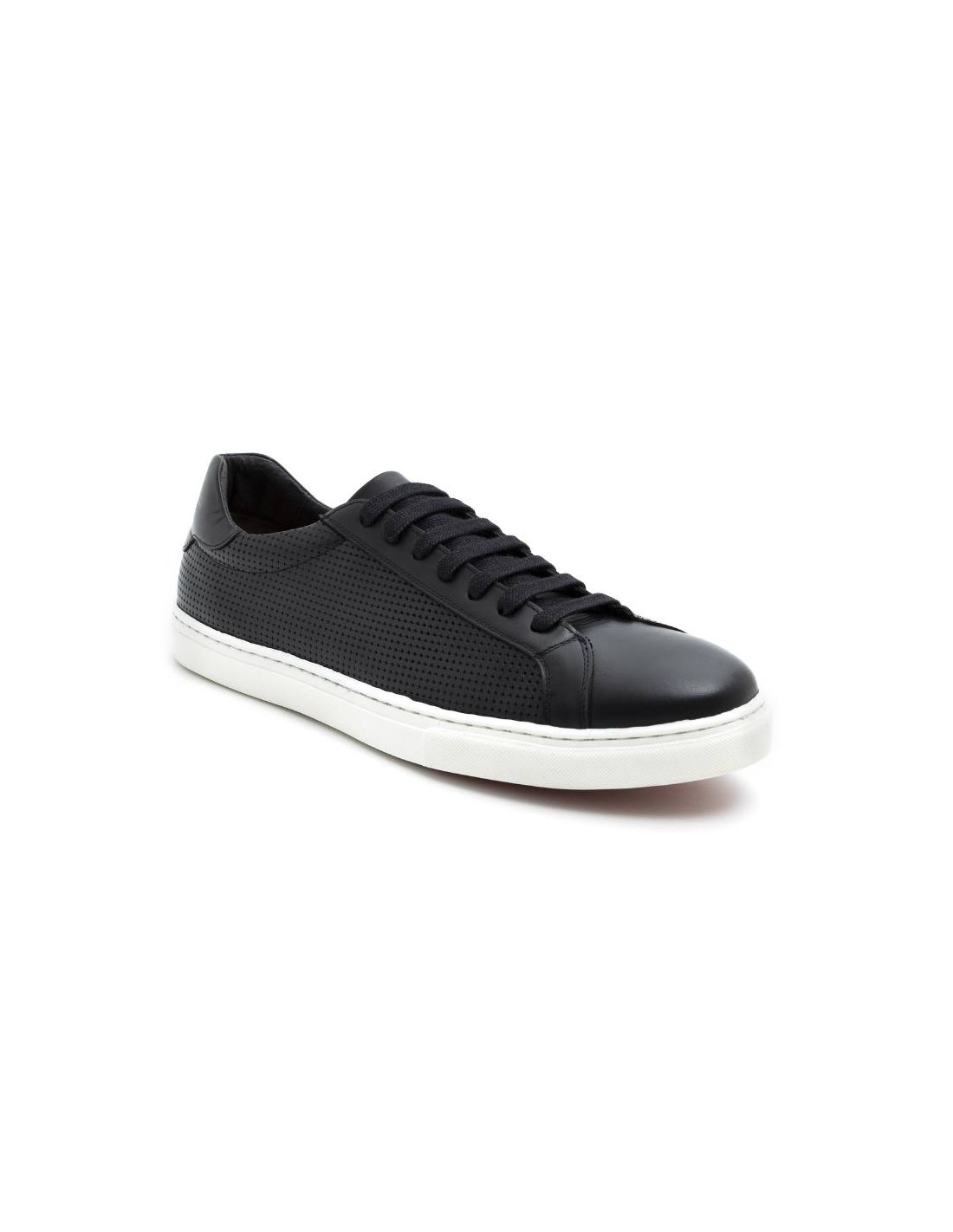 ortiz & reed Sneakers de piel liso color negro CATANOR-NEGRO 2025