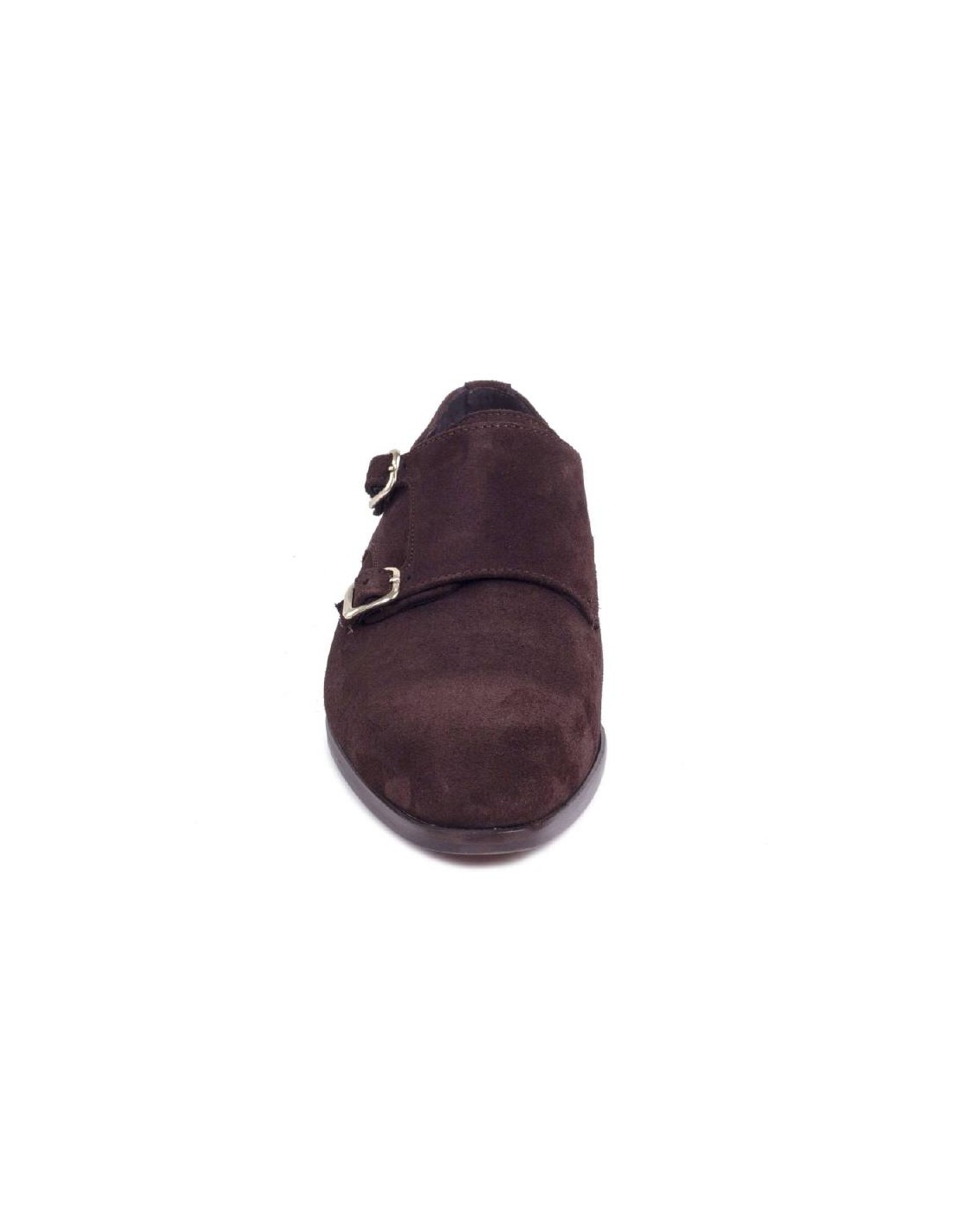 ortiz & reed Zapato con hebilla de ante con dos hebillas color marrón SERELDA-TESTA Ofertas
