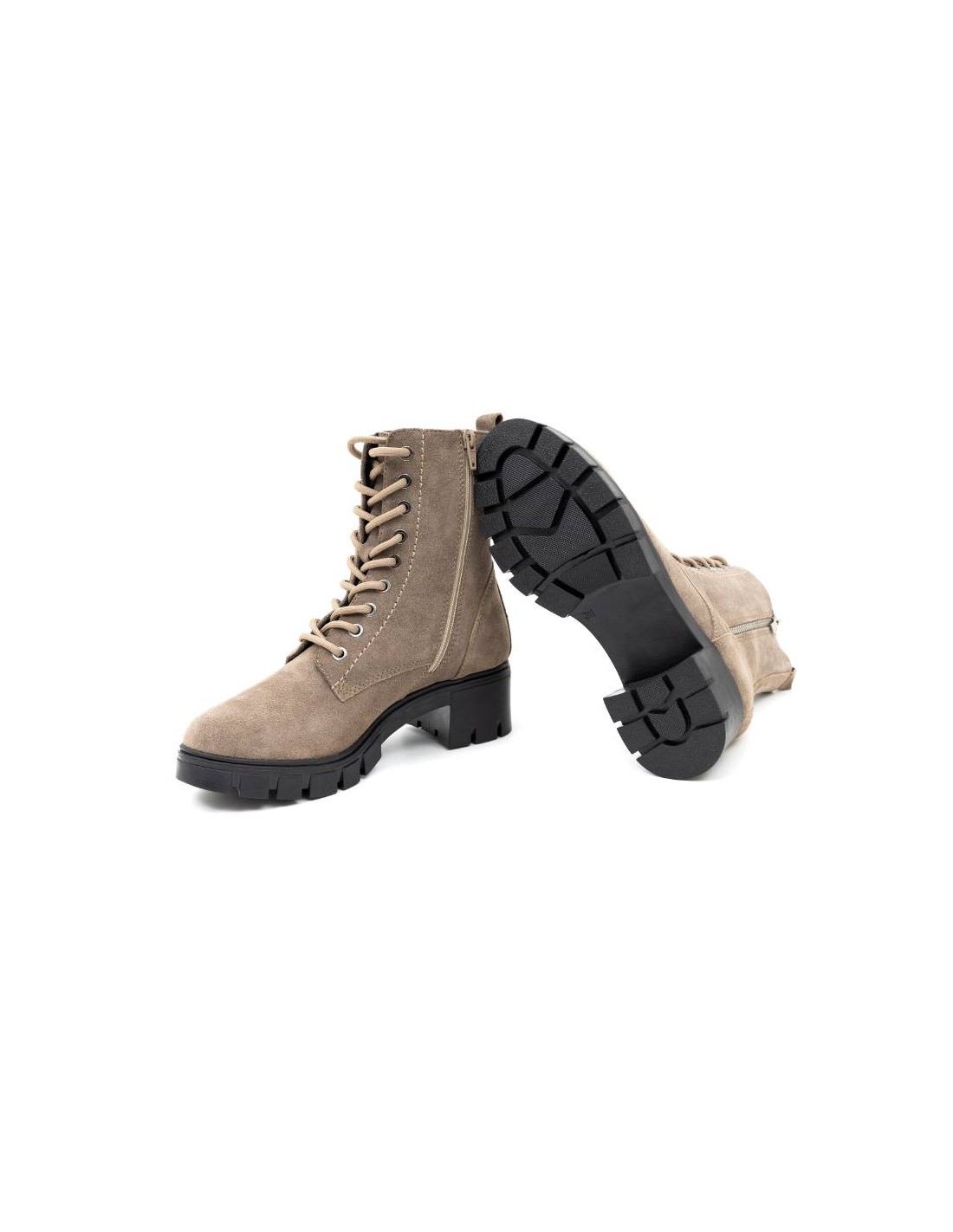 ortiz & reed Botas de mujer de ante suaves al tacto color beige W-SUAMOR-BEIGE En oferta