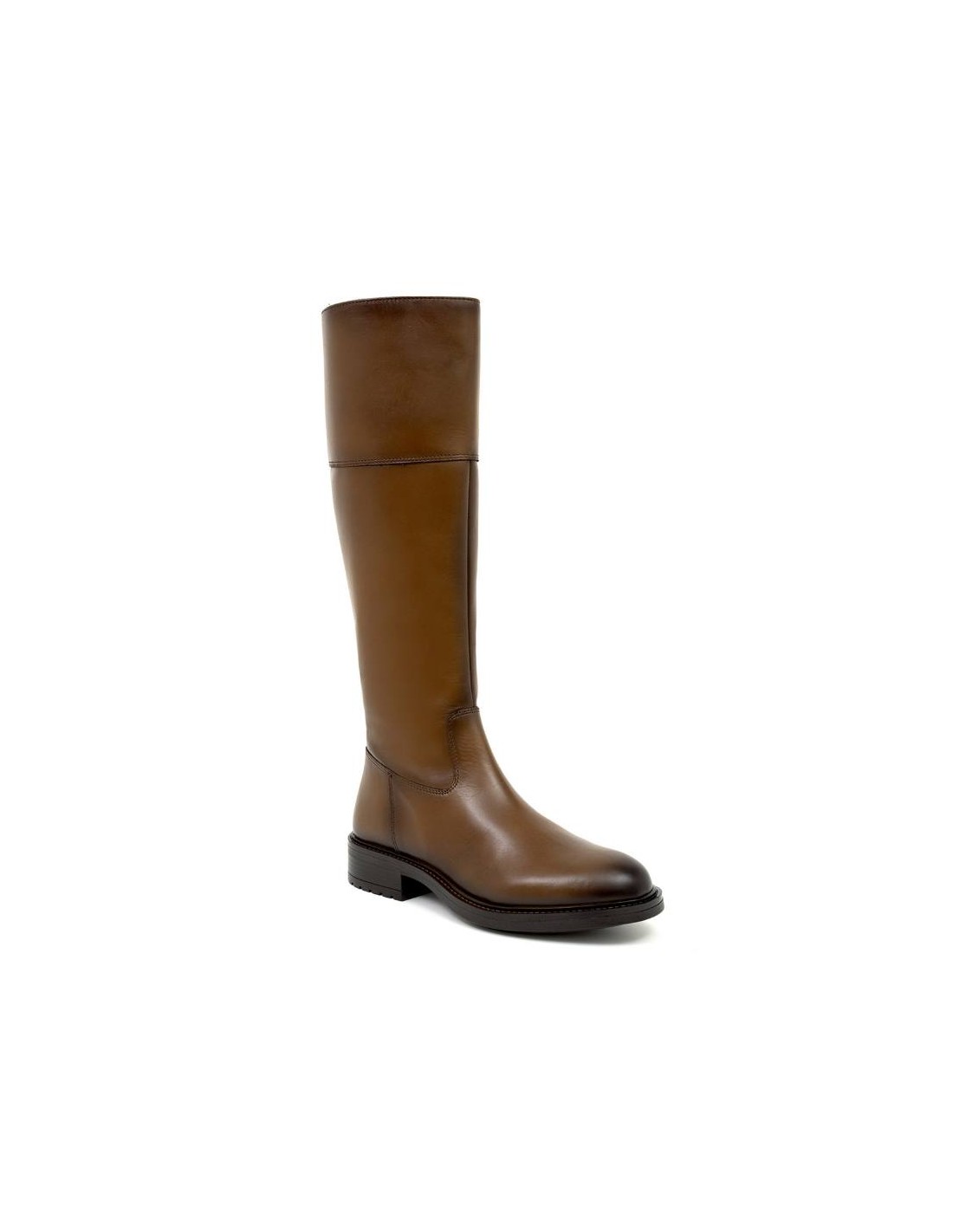 ortiz & reed Botas de mujer de piel difuminado color cuero W-NALUFA-CUERO Ventas relámpago