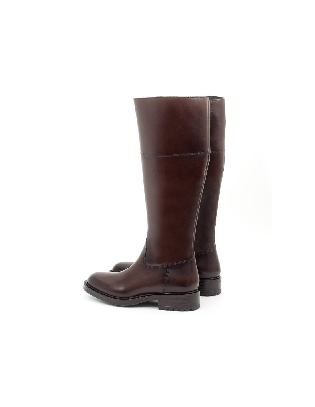 ortiz & reed Botas de mujer de piel difuminado color marrón W-NALUFA-MARRON Liquidación