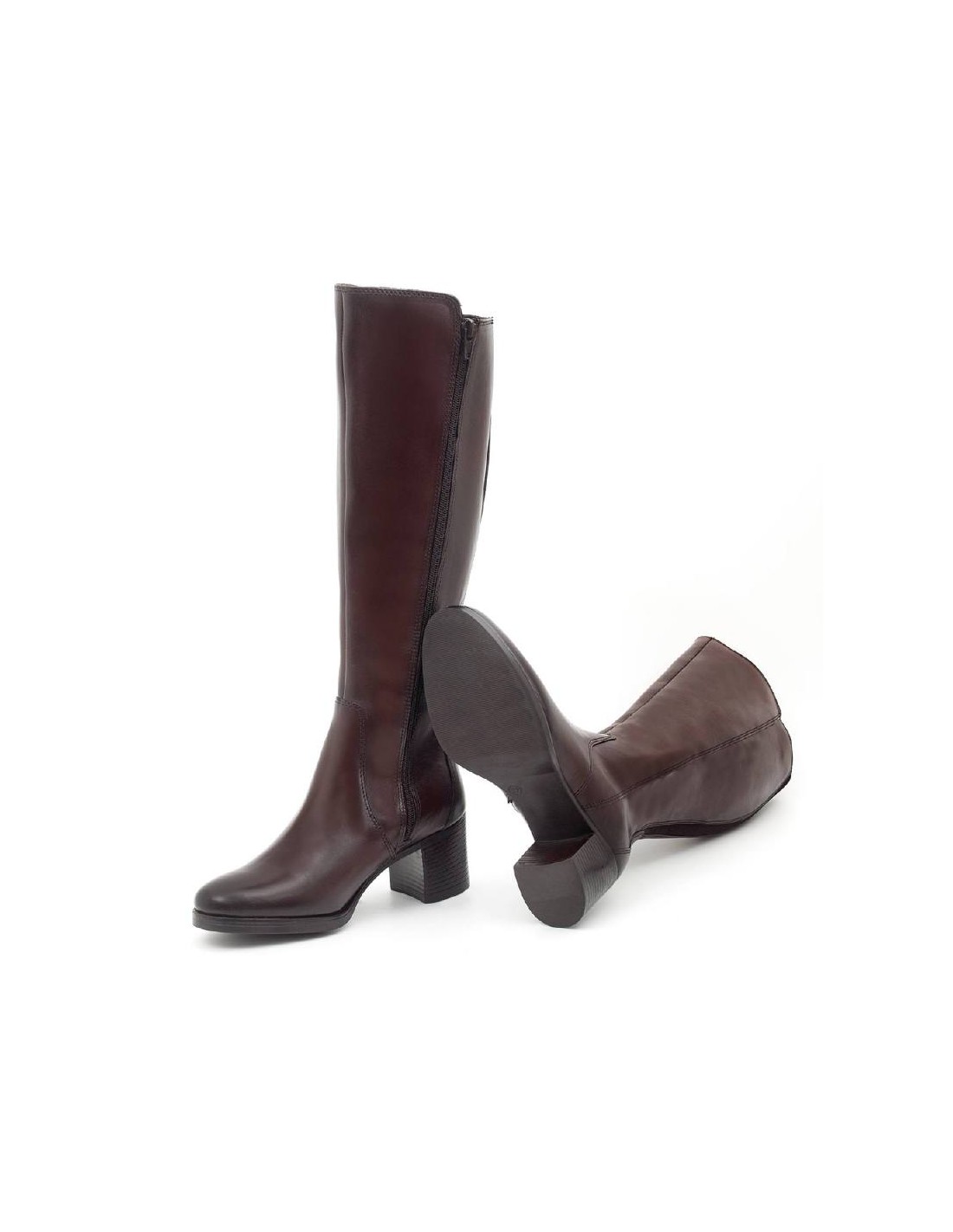 ortiz & reed Botas de mujer de piel difuminado color marrón W-NAPIRU-MARRON Mejor oferta