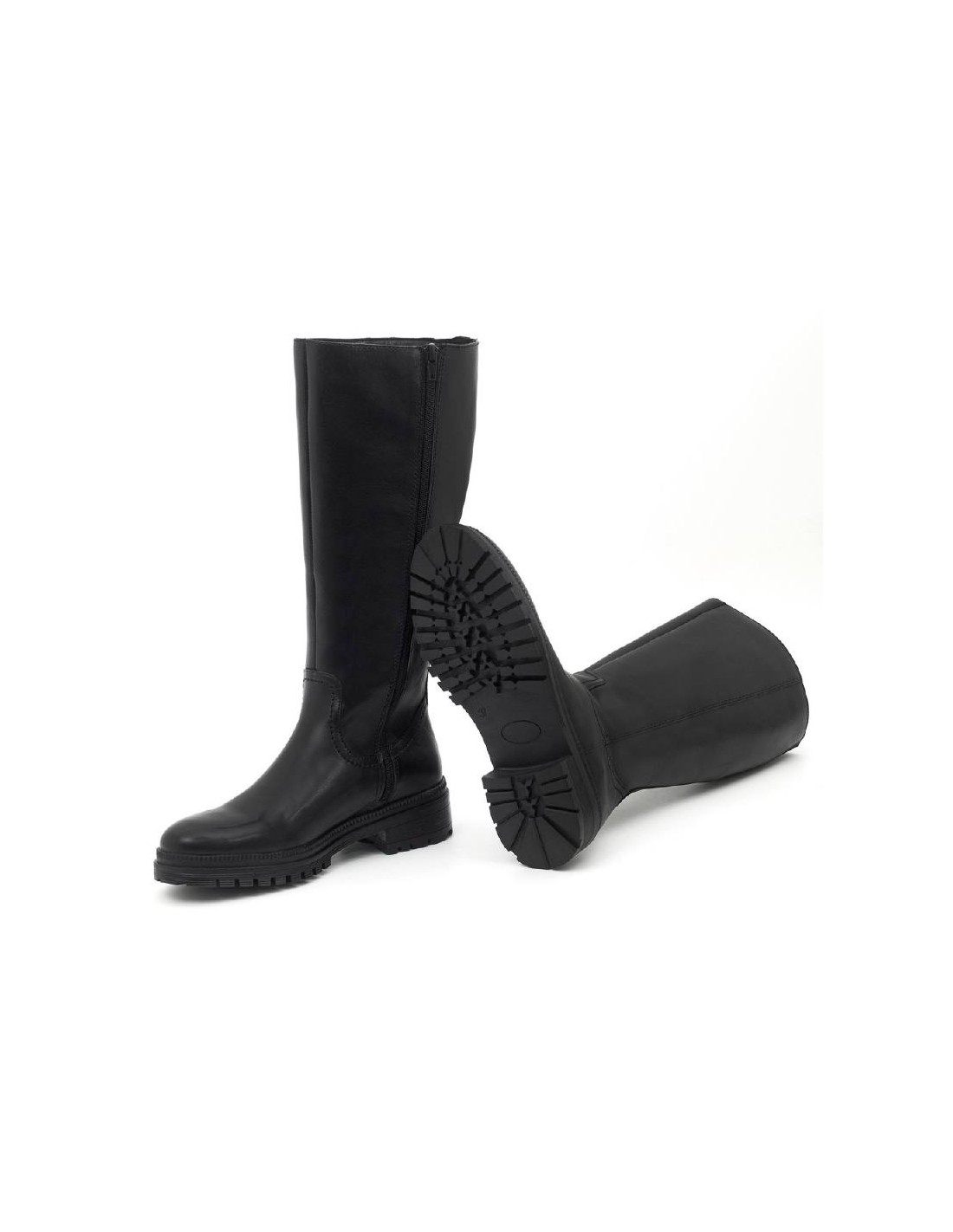 ortiz & reed Botas de mujer de piel difuminado color negro W-NADILIA-NEGRO Envío gratis