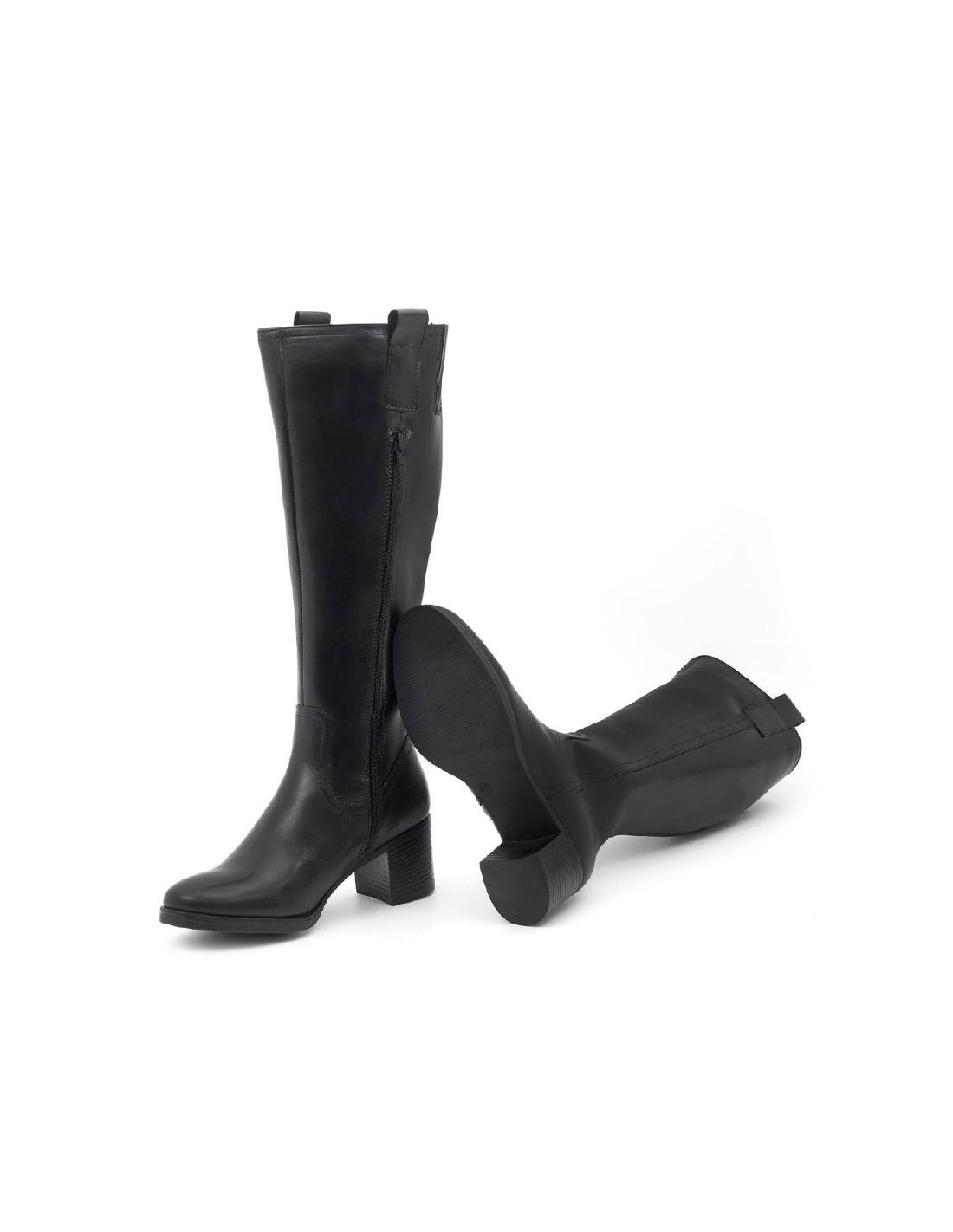 ortiz & reed Botas de mujer de piel difuminado color negro W-NAPOLI-NEGRO Últimos 3 días