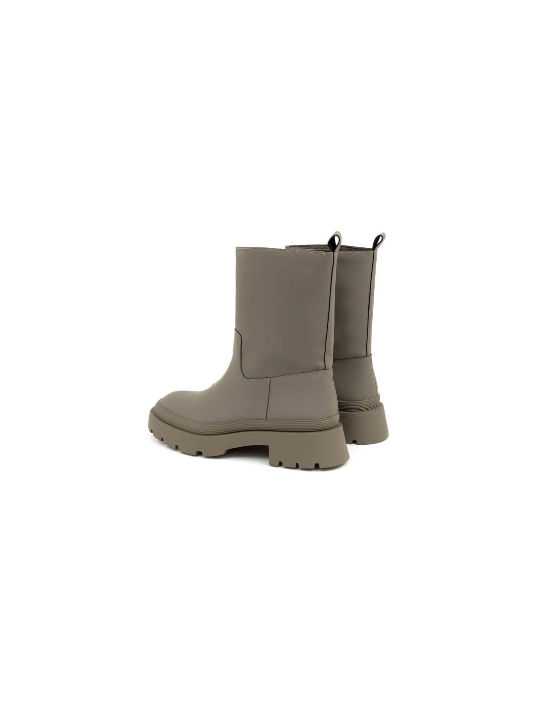 ortiz & reed Botas de mujer liso con cremallera color verde W-OLIVOR-KAKI ÚLTIMAS EDICIONES