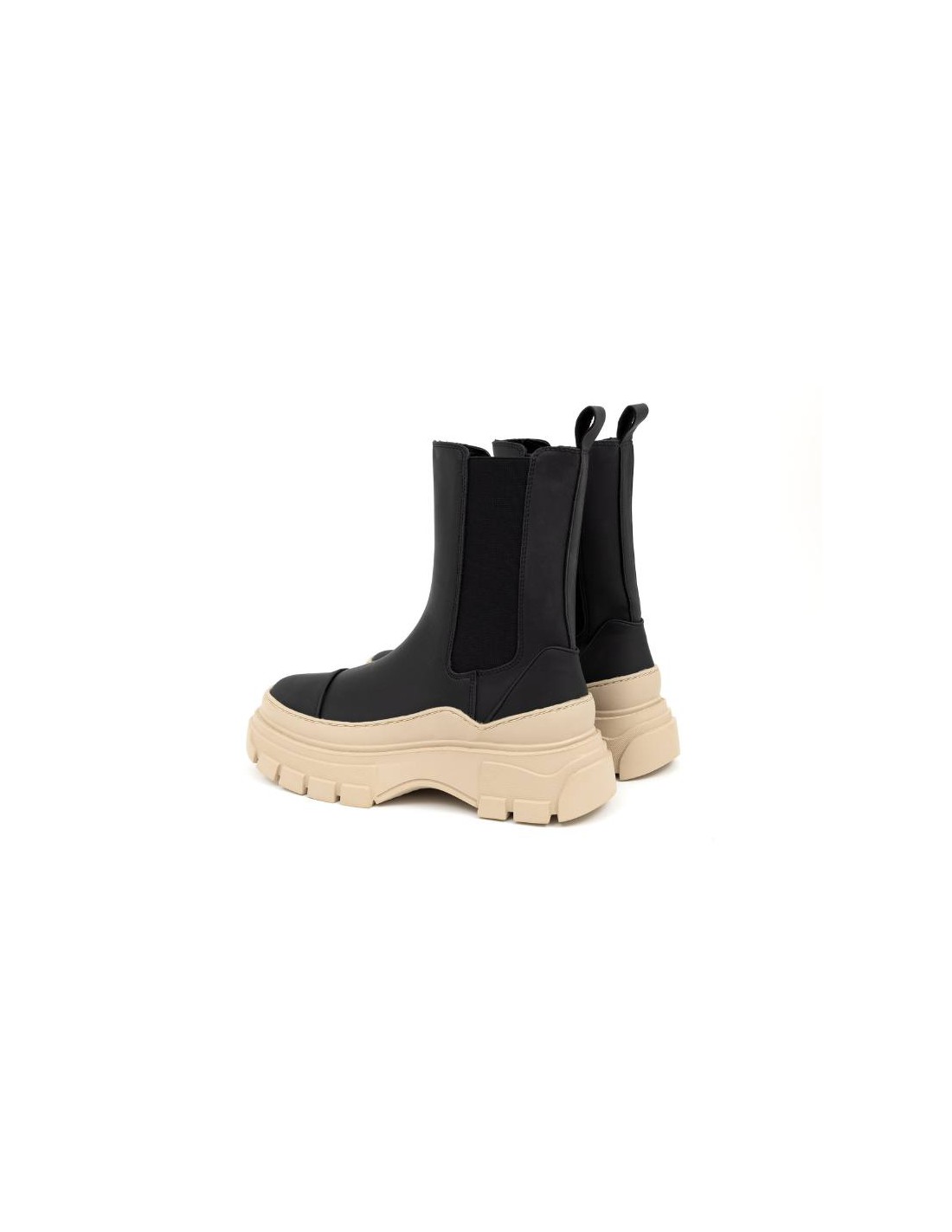 ortiz & reed Botas de mujer liso liso color negro W-OLUCHOR-NEGRO-BEIGE Último día