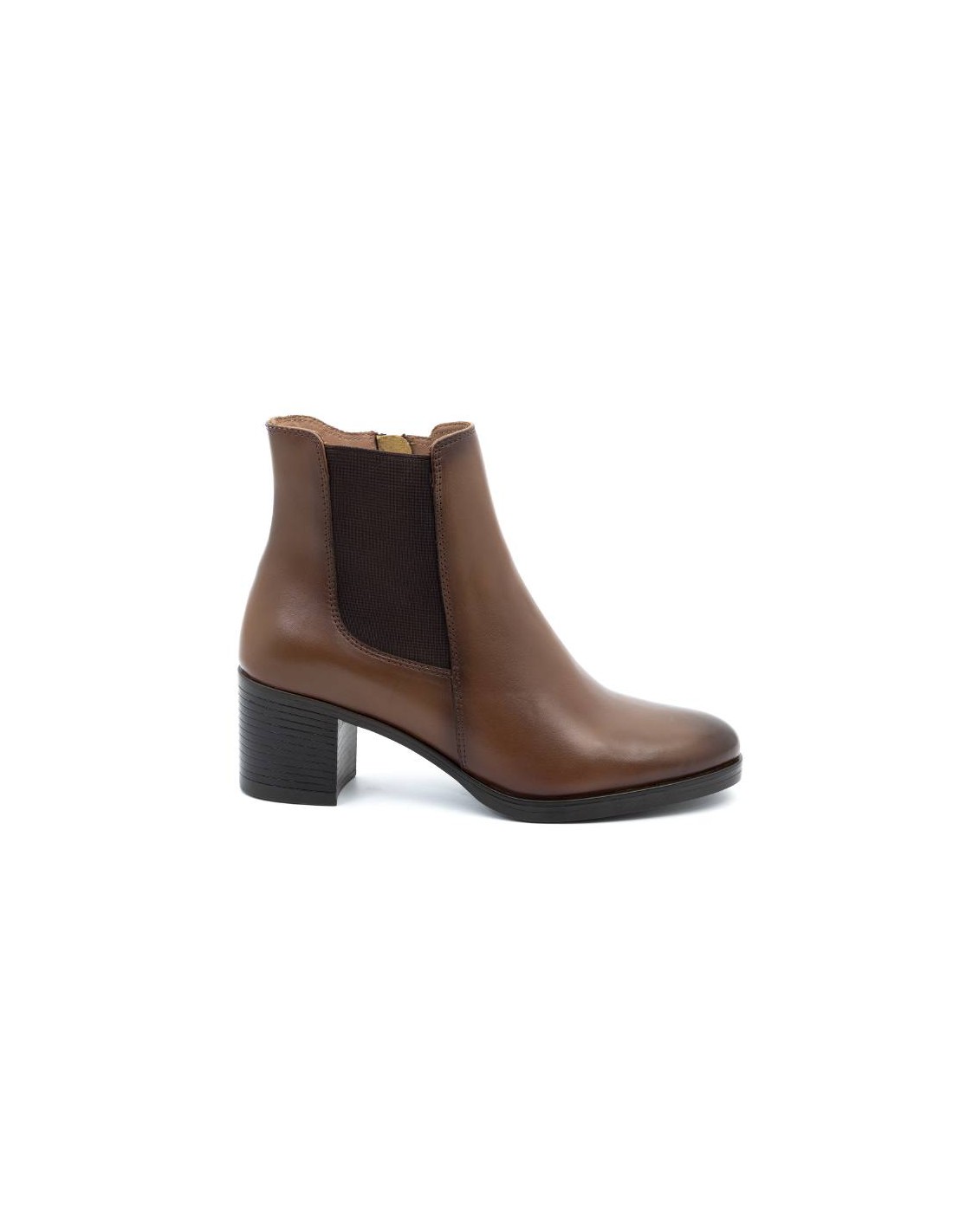 ortiz & reed Botines de mujer de piel acabado a mano color cuero W-NEBLOR-CUERO Liquidación