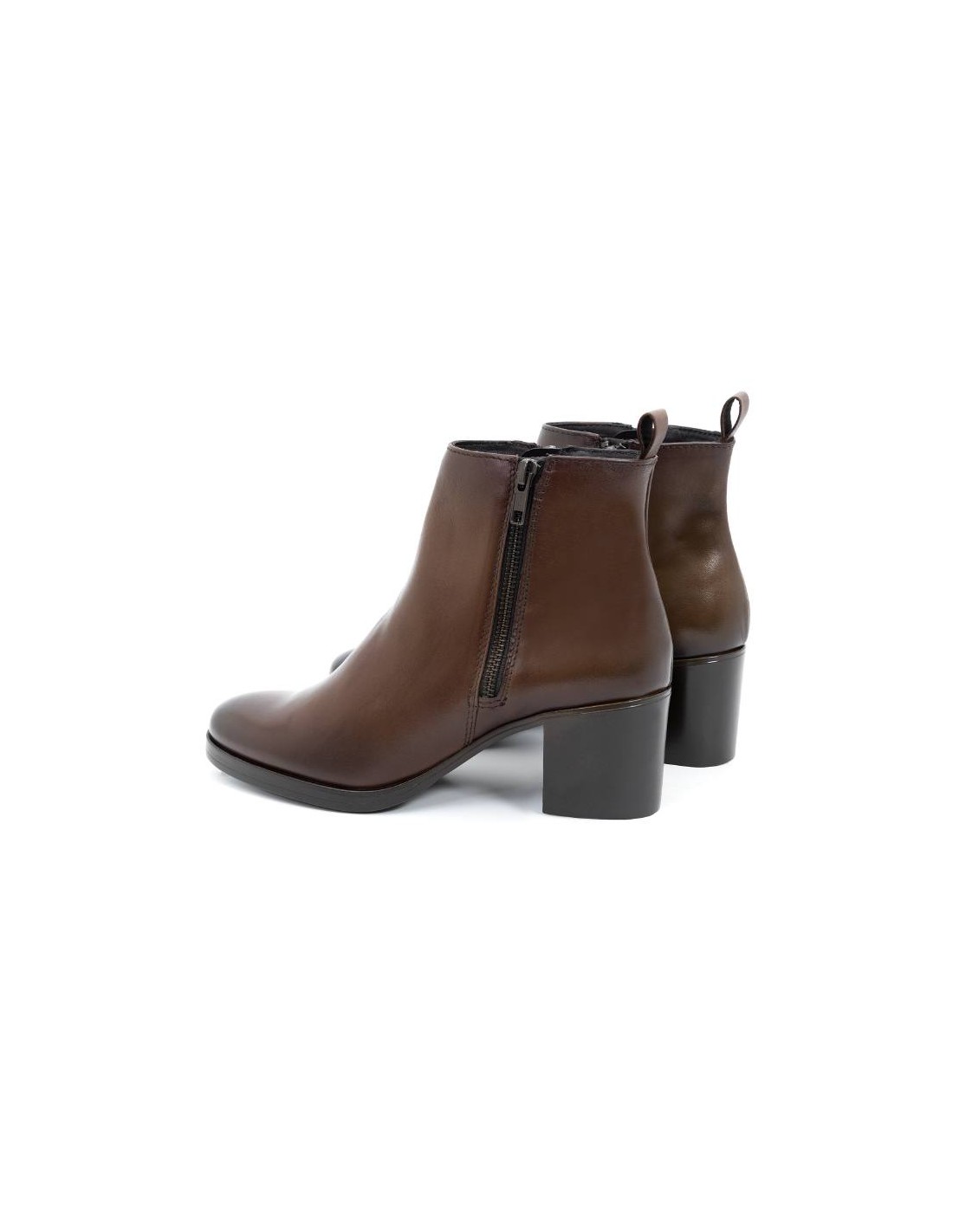 ortiz & reed Botines de mujer de piel acabado a mano color cuero W-NIFE-CUERO Tienda de fábrica