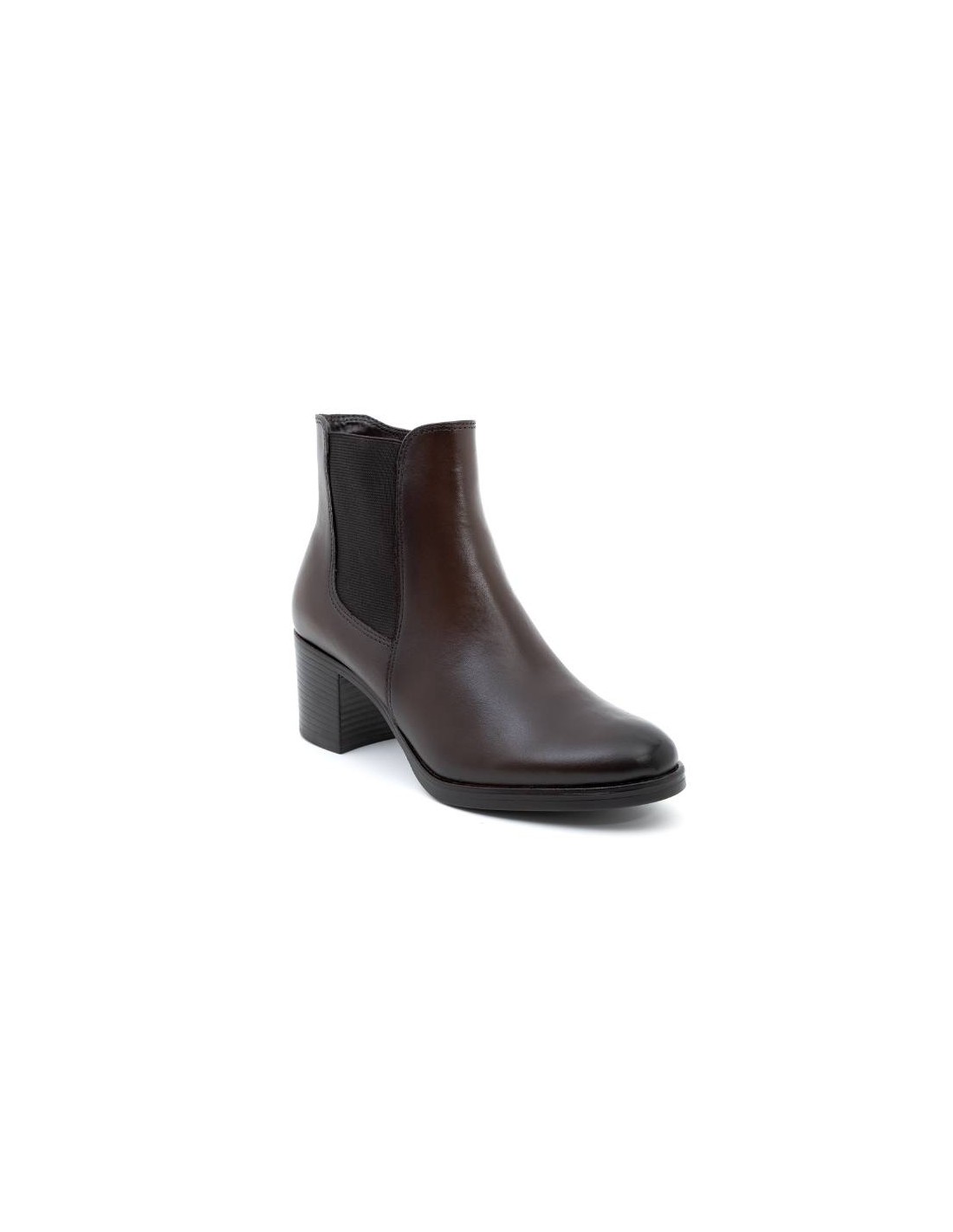 ortiz & reed Botines de mujer de piel acabado a mano color marrón W-NEBLOR-BROWN Libre de impuestos