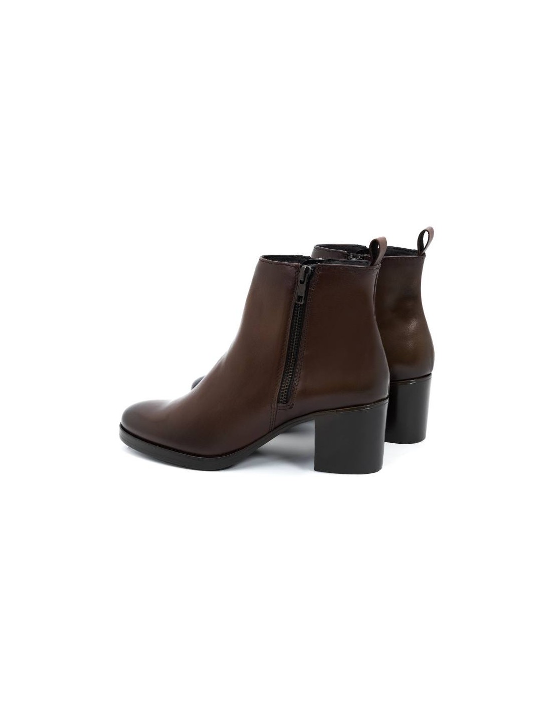 ortiz & reed Botines de mujer de piel acabado a mano color marrón W-NICTER-MARRON Oferta exclusiva