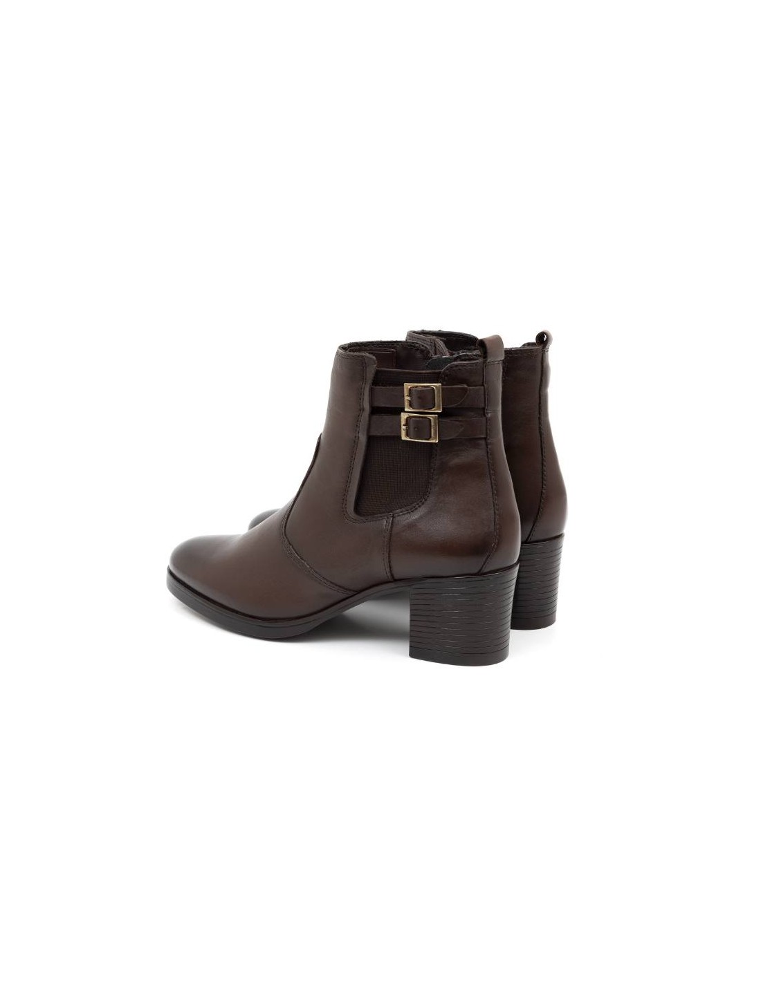ortiz & reed Botines de mujer de piel acabado a mano color marrón W-PRIOCHOR-CAFE Descuento por venta flash