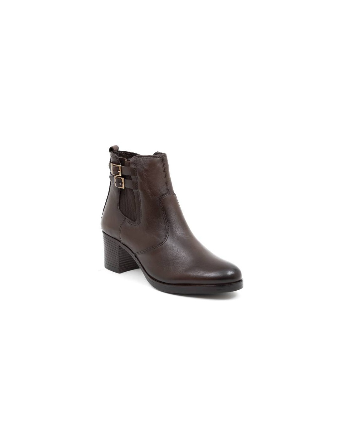 ortiz & reed Botines de mujer de piel acabado a mano color marrón W-PRIOCHOR-CAFE Descuento por venta flash