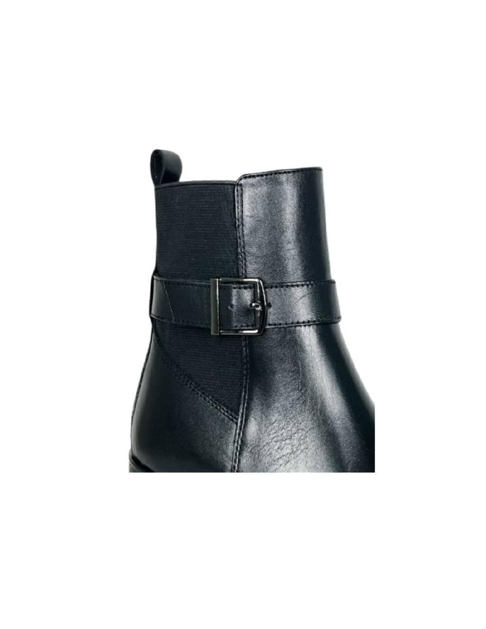 ortiz & reed Botines de mujer de piel acabado a mano color negro W-ANIMOR-BLACK Ofertas especiales