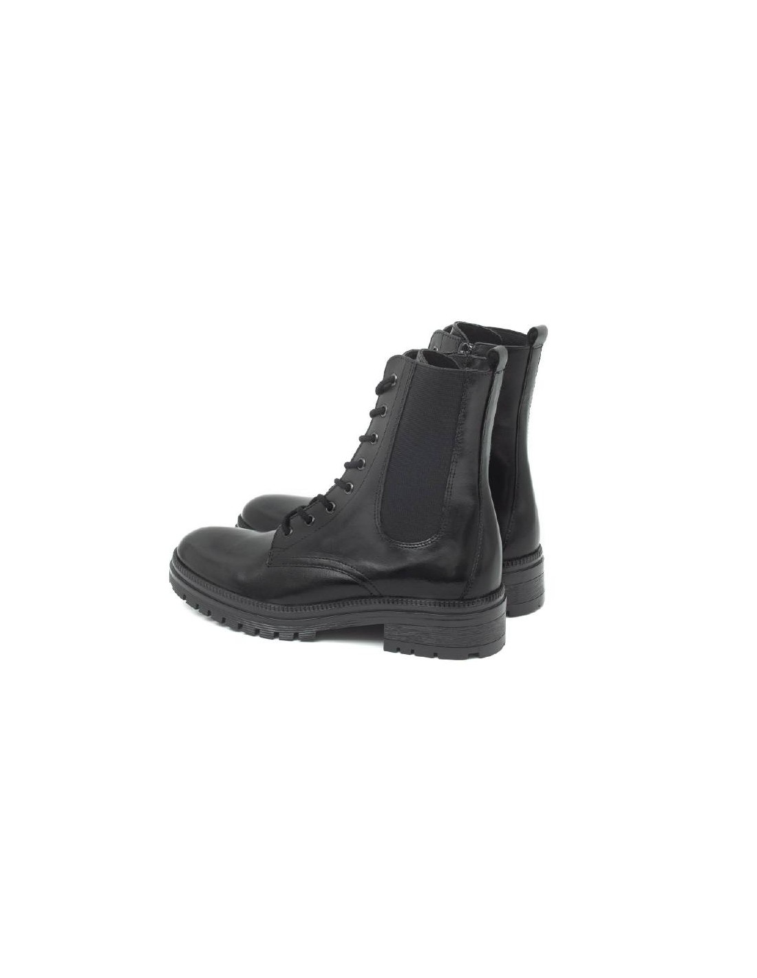 ortiz & reed Botines de mujer de piel acabado a mano color negro W-NAFANG-NEGRO Precio ultrabajo