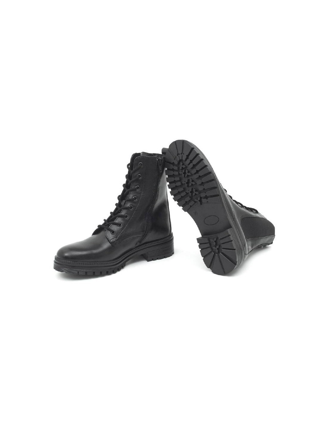 ortiz & reed Botines de mujer de piel acabado a mano color negro W-NAFANG-NEGRO Precio ultrabajo