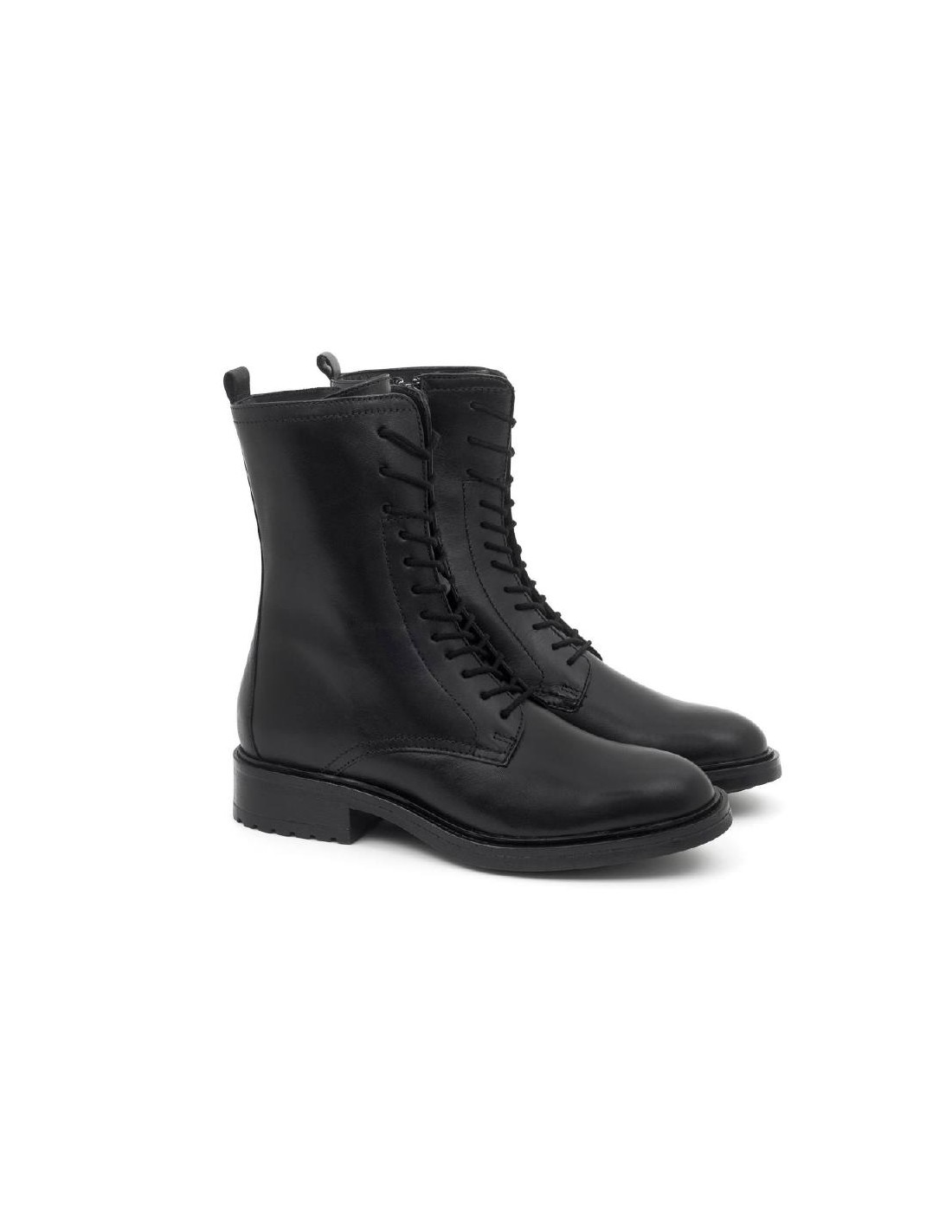 ortiz & reed Botines de mujer de piel acabado a mano color negro W-NAGILA-NEGRO