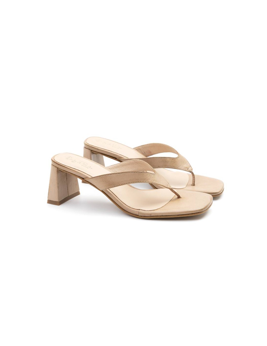 ortiz & reed Zapato de Vestir de piel liso color cuero W-INGRID-CUERO